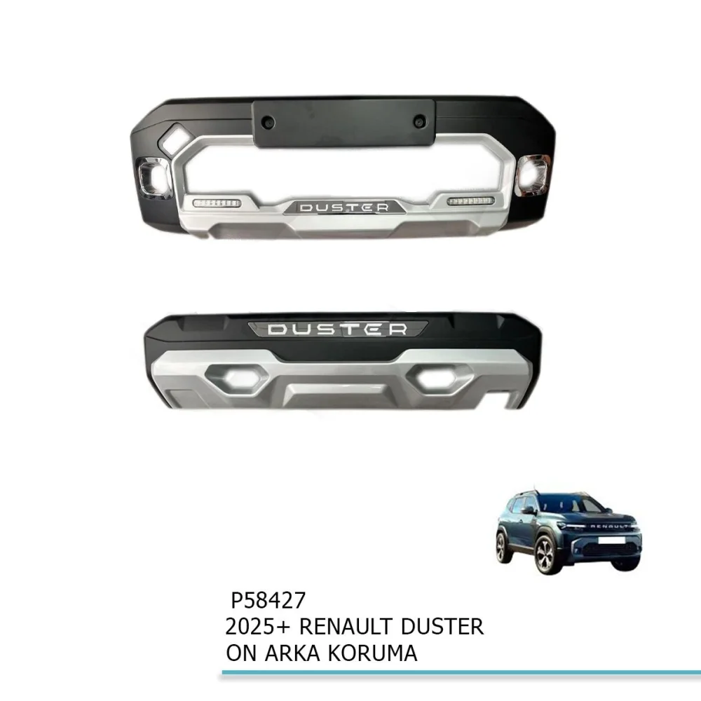 Renault Duster 2024 Üzeri Ön Arka Tampon Koruma Difüzör Seti