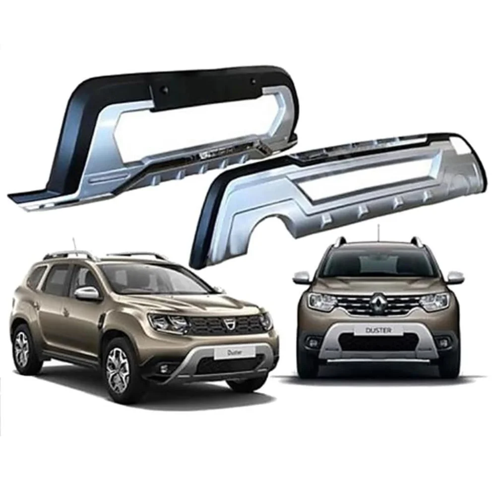 Dacia Duster 2018-2020 Ledli Ön Arka Tampon Ek Koruma Difüzör