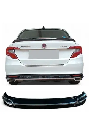 Fiat Egea Sedan Uyumlu Arka Tampon Difüzor İthal Taiwan 2015-2024 arası thumb 2