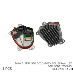 Niken Elektronik uyumlu BMW 5 G30 2020-2023 SOL SİNYAL LED MODÜL 23508301 modelleri DRS Tuning'de. Kaliteli malzeme, hızlı kargo ve güvenli alışverişle hemen