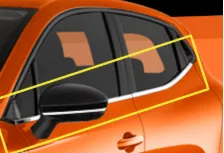 Renault Clio 2019-2023 (BJA) uyumlu 5 2019- Cam Çıtası Paslanmaz Çelik 4 Parça modelleri DRS Tuning'de. Kaliteli malzeme, hızlı kargo ve güvenli alışverişle