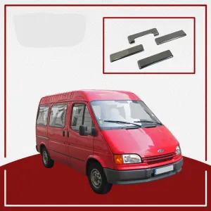 Ford Uyumlu Transit 1992-2001 Kapı Kolu Paslanmaz Çelik thumb 2