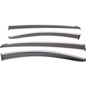 Renault Fluence 2009-2020 (L38) uyumlu 2009-2016 Arası Chrome Style 4 Lü Set Kromlu Cam Rüzgarlığı Ön Ve Arka Parça modelleri DRS Tuning'de. Kaliteli malzeme,