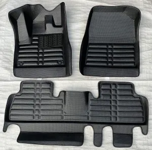 BMW 5 Serisi F10 2012-2014 5D Havuzlu Karbon Dizayn Paspas Seti thumb 2