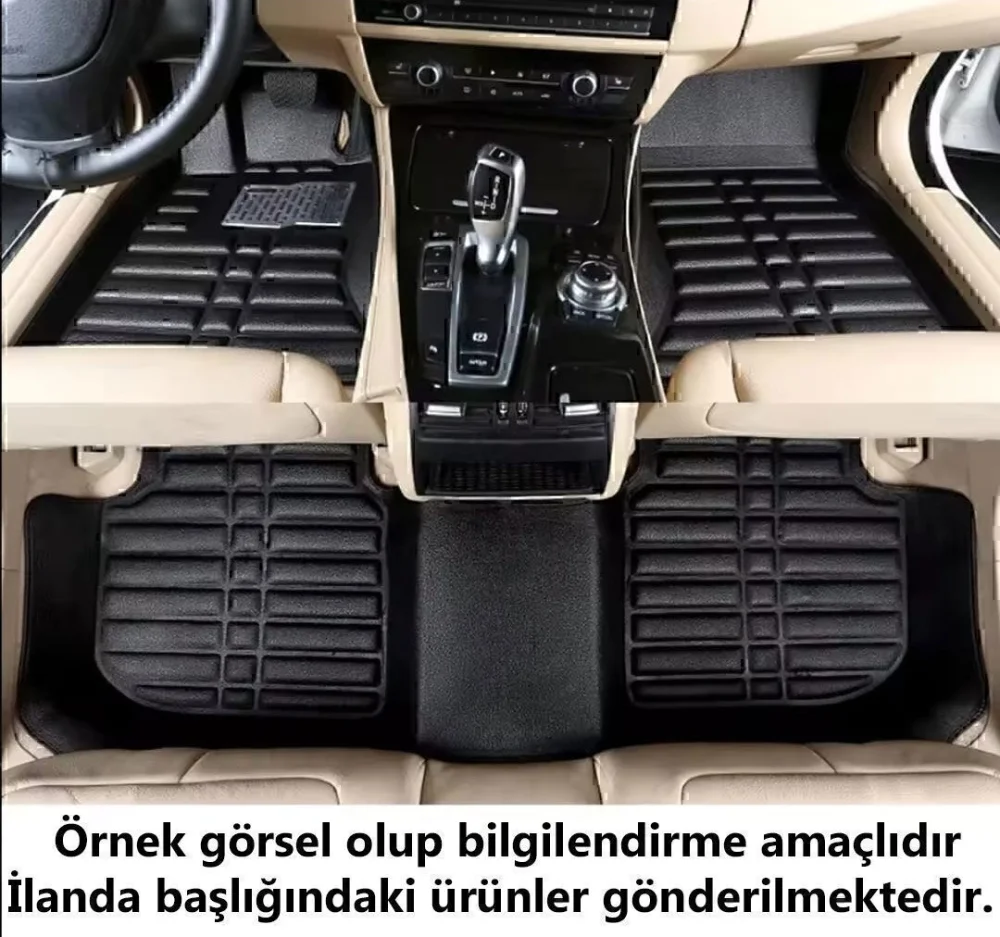 Opel Grandland X 2020 Sonrası 5D Havuzlu Karbon Dizayn Paspas Seti