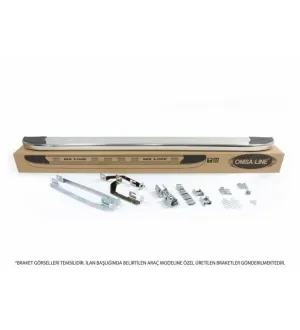 Omsa Mercedes-Benz Vito Kısa Şase W639 Ms Line Gri Yan Basamak 2003-2014 thumb 3