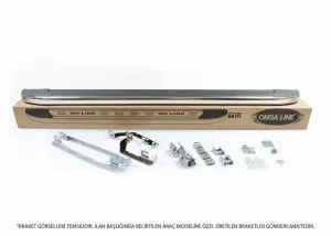 Omsa Ford Tourneo Custom Ms Line Siyah Yan Basamak 2013-2018 thumb 3