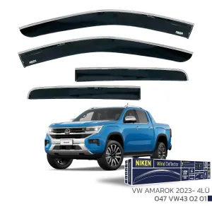 Niken Cam Rüzgarlığı uyumlu VW Amarok 2023 Sonrası - Kromlu Cam Rüzgarlığı 4Lü Parça modelleri DRS Tuning'de. Kaliteli malzeme, hızlı kargo ve güvenli