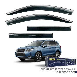 Niken Cam Rüzgarlığı uyumlu Subaru Forester 2018 Sonrası - Kromlu Cam Rüzgarlığı 4Lü Parça modelleri DRS Tuning'de. Kaliteli malzeme, hızlı kargo ve güvenli