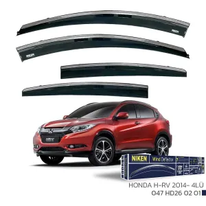 Honda HR-V 2014-2021 (RU) uyumlu 2014 Sonrası - Niken Kromlu Cam Rüzgarlığı 4'lü modelleri DRS Tuning'de. Kaliteli malzeme, hızlı kargo ve güvenli alışverişle