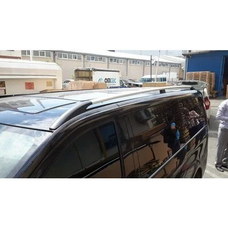 Mercedes Vito Uyumlu Tavan Çıtası 2004 - ABS Krom Gri - Kısa Şase