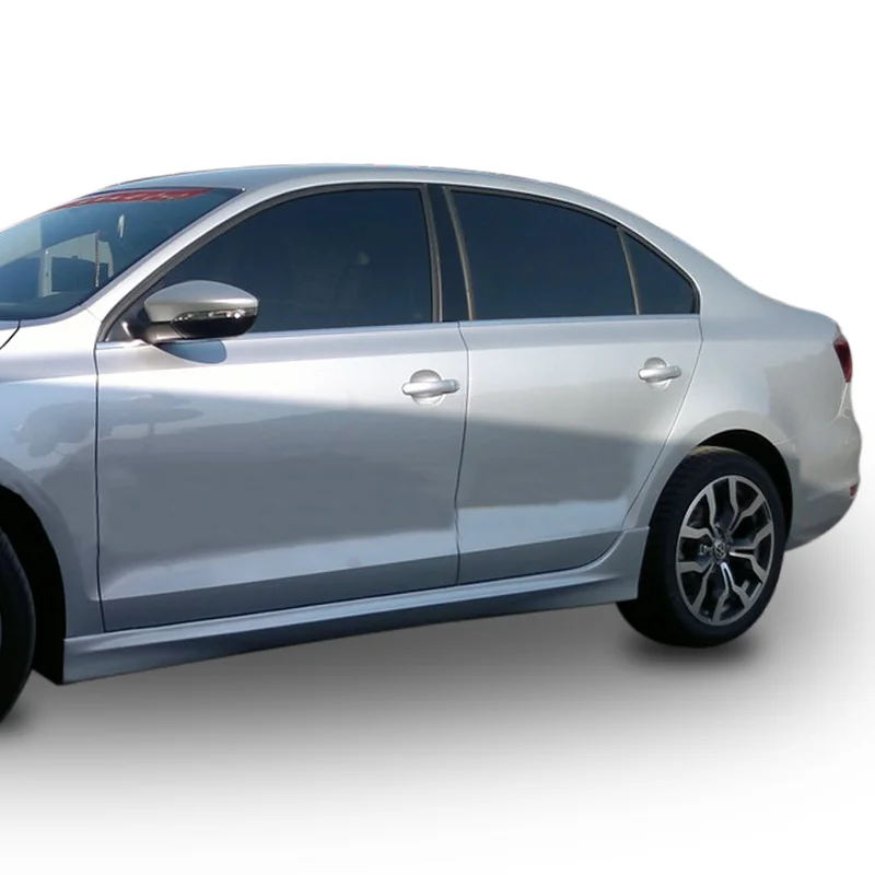 Volkswagen Jetta Uyumlu (2010-2017) Yan Marşpiyel Seti (Plastik) Parlak Siyah Boyalıdır