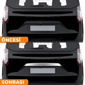 S-Dizayn Ford Courier Krom Bagaj Çıtası 2023 Üzeri A+ Kalite thumb 5