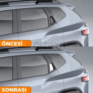 S-Dizayn Renault Duster Krom Arka Kapı Kolu 2 Prç. 2024 Üzeri A+ Kalite thumb 5