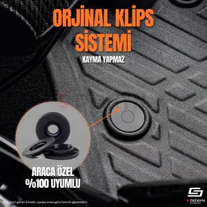 S-Dizayn Bmw 4 Serisi F36 3D Pro Havuzlu Paspas 2013-2020 A+ Kalite thumb 5