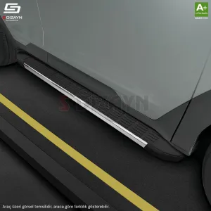 S-Dizayn Ssangyong Actyon S-Line Krom Yan Basamak 183 Cm 2024 Üzeri A+ Kalite thumb 5