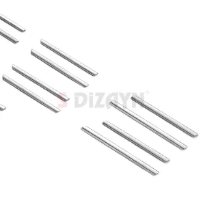 S-Dizayn Fiat Egea Krom Ön Tampon Alt Çıtası Diamond Model 14 Prç. 2020 Üzeri (Parlak Krom) A+ Kalite thumb 4