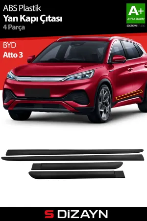 BYD Atto 3 2022-Günümüz (Atto 3) uyumlu ABS Plastik Yan Kapı Koruma Çıtası 2022 Üzeri A+ Kalite modelleri DRS Tuning'de. Kaliteli malzeme, hızlı kargo ve