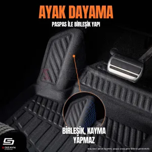 S-Dizayn Mini Countryman U25 3D Pro Havuzlu Paspas 2024 Üzeri A+ Kalite thumb 3