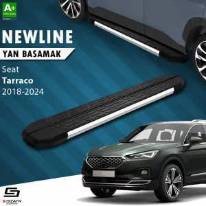 Seat Tarraco 2018-Günümüz (KN2) uyumlu NewLine Krom Yan Basamak 193 Cm 2018-2024 A+ Kalite modelleri DRS Tuning'de. Kaliteli malzeme, hızlı kargo ve güvenli