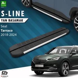 Seat Tarraco 2018-Günümüz (KN2) uyumlu S-Line Aluminyum Yan Basamak 193 Cm 2018-2024 A+ Kalite modelleri DRS Tuning'de. Kaliteli malzeme, hızlı kargo ve