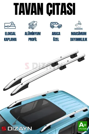 s-dizayn uyumlu Peugeot Bipper Aluminyum Gri Tavan Çıtası Sport Model 2008 Üzeri A+ Kalite modelleri DRS Tuning'de. Kaliteli malzeme, hızlı kargo ve güvenli