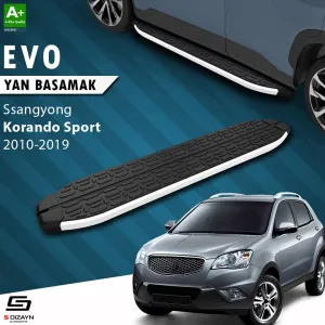 S-Dizayn Ssangyong Korando Sport Evo Aluminyum Yan Basamak 203 Cm 2010-2019 A+ Kalite thumb 1