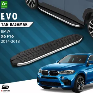 S-Dizayn Bmw X6 F16 Evo Krom Yan Basamak 193 Cm 2014-2018 A+ Kalite thumb 1