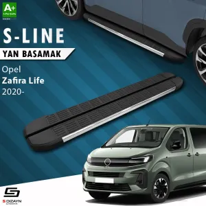 Opel Zafira 2019-Günümüz uyumlu Life Kısa Şase S-Line Krom Yan Basamak 213 Cm 2020 Üzeri A+ Kalite modelleri DRS Tuning'de. Kaliteli malzeme, hızlı kargo ve