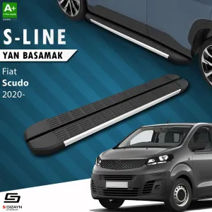 S-Dizayn Fiat Scudo 3 Kısa Şase S-Line Aluminyum Yan Basamak 213 Cm 2020 Üzeri A+ Kalite thumb 1