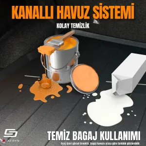 S-Dizayn Renault Fluence 3D Pro Bagaj Havuzu 2009 Üzeri A+ Kalite thumb 2