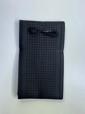 Direksiyon Simidi Kaplaması, 38 cm/15 inç Deri Direksiyon Simidi Kılıfı İğne ve İplikle El Yapımı thumb 2