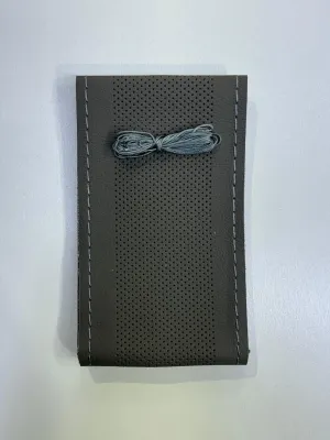 Direksiyon Simidi Kaplaması, 38 cm/15 inç Deri Direksiyon Simidi Kılıfı İğne ve İplikle El Yapımı thumb 2
