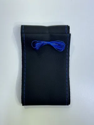 Direksiyon Simidi Kaplaması, 38 cm/15 inç Deri Direksiyon Simidi Kılıfı İğne ve İplikle El Yapımı thumb 2