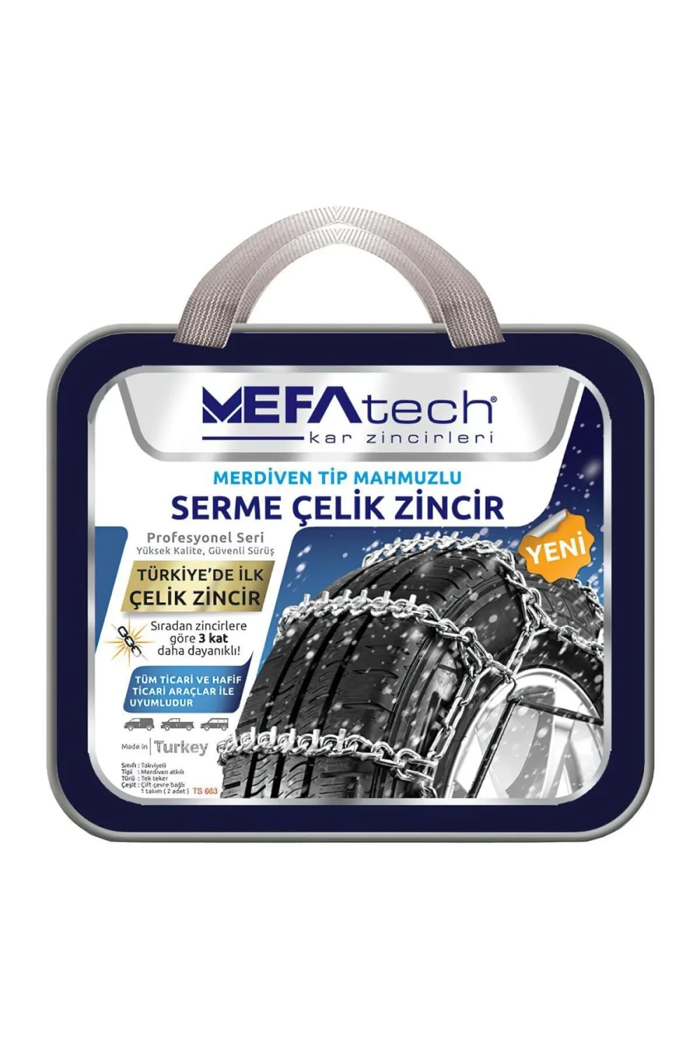 Kar Zinciri 215-55-r16 Merdiven Tipi Mahmuzlu Serme Suv