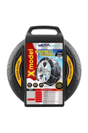 Kar Lastik Zinciri 205/75r15 Binek Suv X Tipi Takmatik Kolay Montaj thumb 1