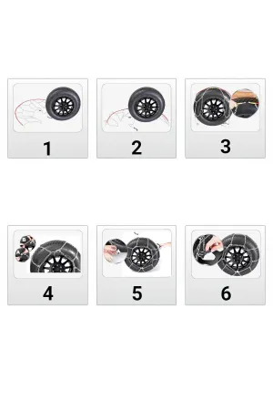 Takmatik X Tipi Kar Lastik Zinciri 10 Numara thumb 3