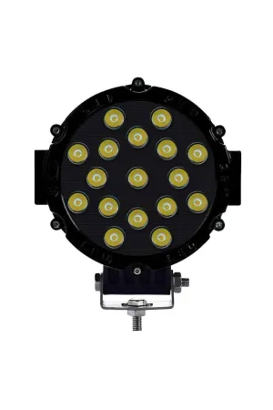 Off Road Sis Lambası Siyah 16 Cm Yuvarlak 17 Led 1 Adet thumb 1