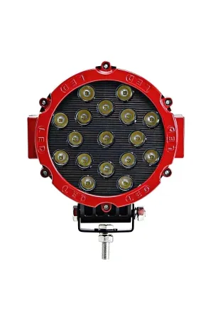 Off Road Sis Lambası Kırmızı 16 Cm Yuvarlak 17 Led 1 Adet thumb 1