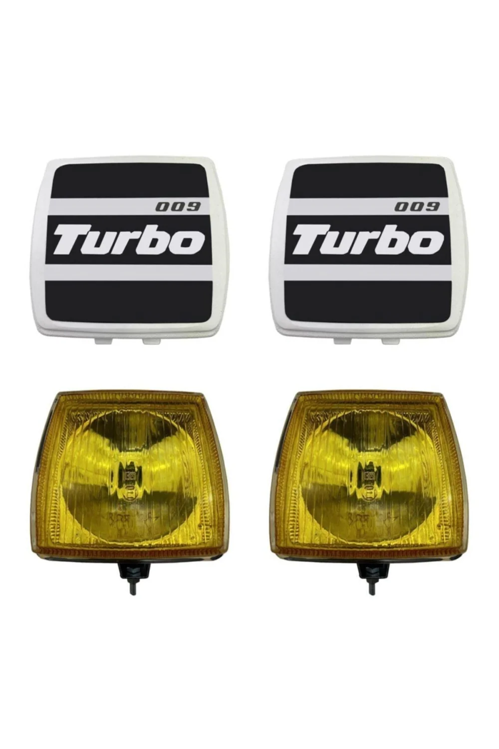 Turbo 009 Oto Sis Farı Sarı Camlı 2 Adet