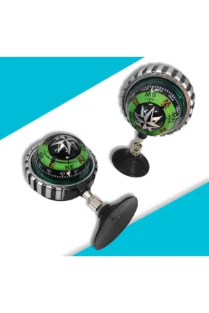 Oto Araç Içi Pusula Işıklı Vantuzlu Yapışma Büyük Boy thumb 2