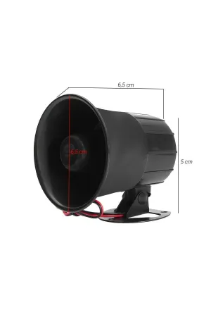 Oto Alarm Sireni 6 Sesli 12 Volt 20 Watt 120 Db thumb 2