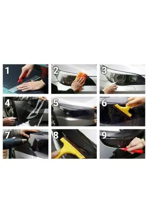 Far Filmi Oto Stop Sis Sinyal Filmi Bukalemun Kırmızı 30 Cm X 10 Metre thumb 2