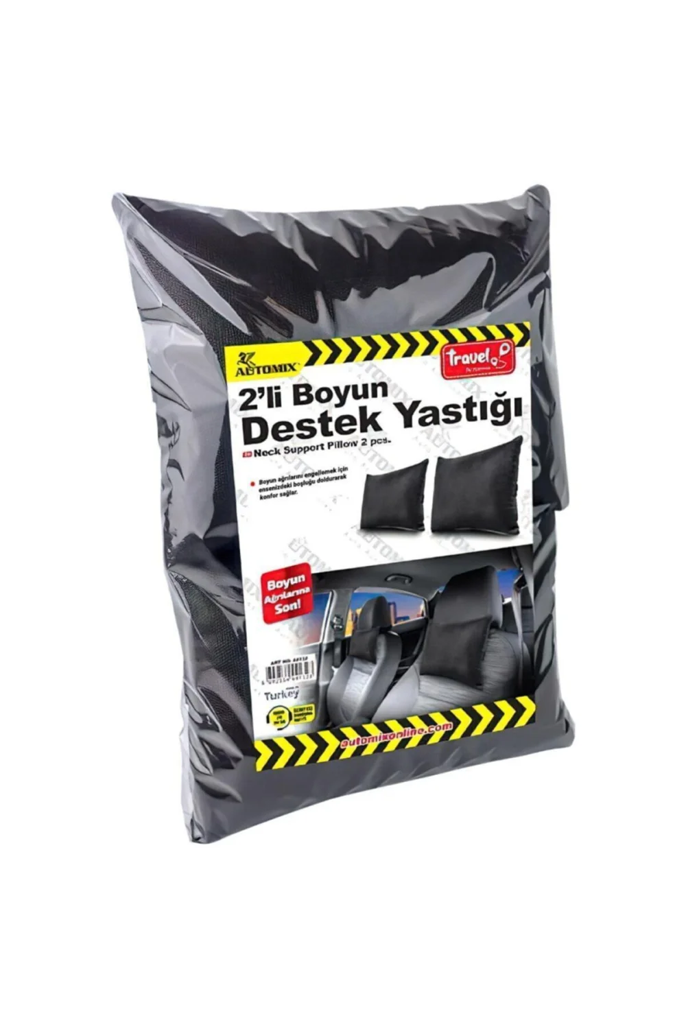 Oto Boyun Destek Yastığı Dolgulu 2 Adet