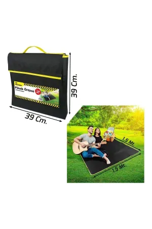 Piknik Örtüsü Çok Amaçlı Örtü 150cm X 150cm thumb 3