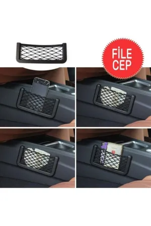 Oto Cep Telefon Ve Malzeme Filesi Araç Içi Ceplik thumb 2