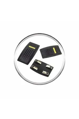 Momo Pedal Seti Siyah Manuel Düz Vites Araçlara Özel Kaymaz Taban thumb 3