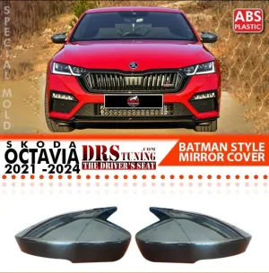 Skoda Octavia 2019-Günümüz (NX) uyumlu Yarasa ayna kapağı 2021-2024 / AYKAY111 modelleri DRS Tuning'de. Kaliteli malzeme, hızlı kargo ve güvenli alışverişle