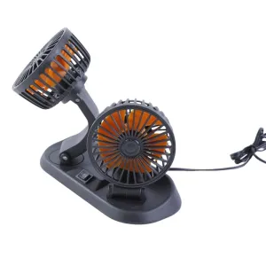 Çift başlıklı fan araç ve tır için 5v usb girişli  / HAFA31 thumb 2