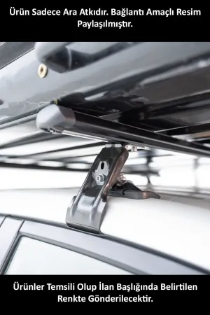 Lexus NX (AZ10) 2015-2021 Arası Turtle Mexfit Oluklu ara atkı tavan barı GRİ thumb 3
